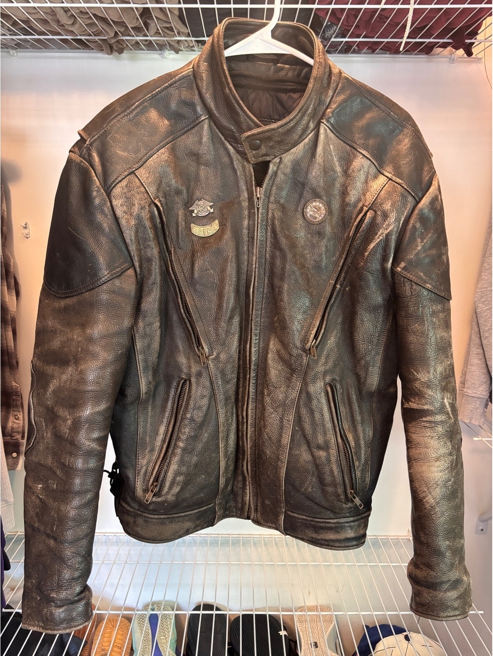 Wilsons Leather Experts Men's Medium Black Harley-Davidson B